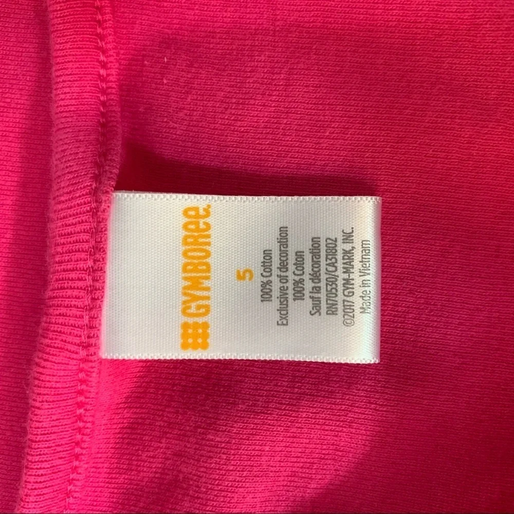 Girls Gymboree Pink Flip Flop Graphic Pink Top